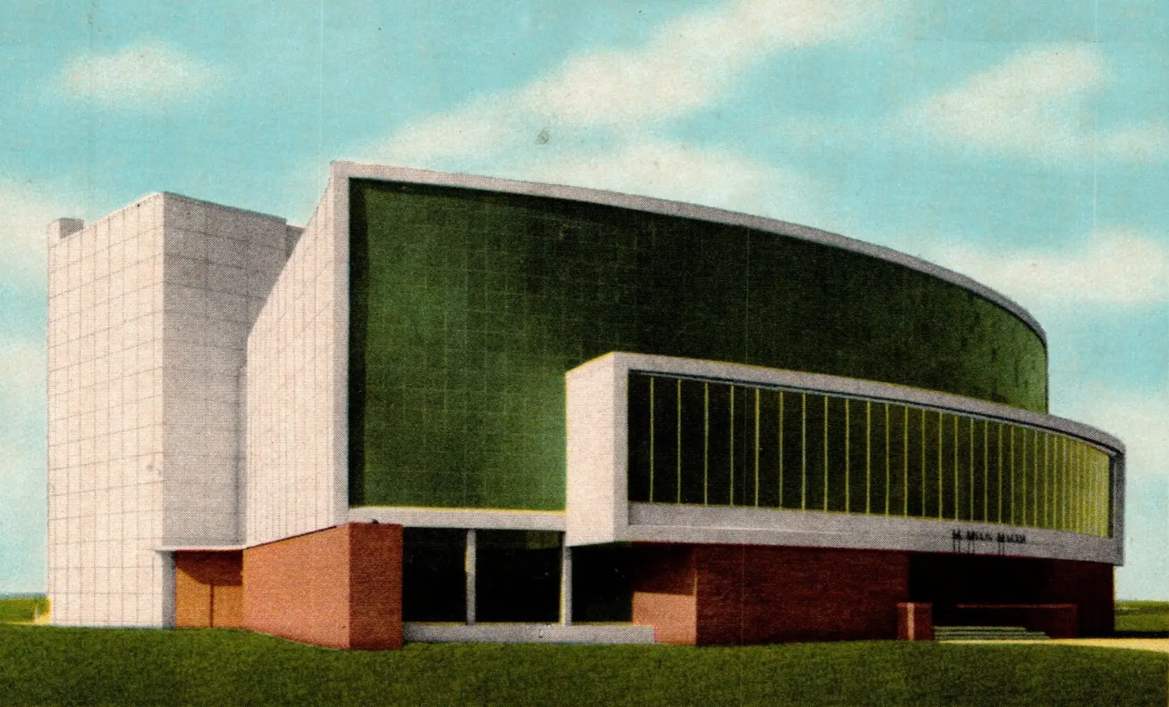 Architectural rendering of McMahon Memorial Auditorium